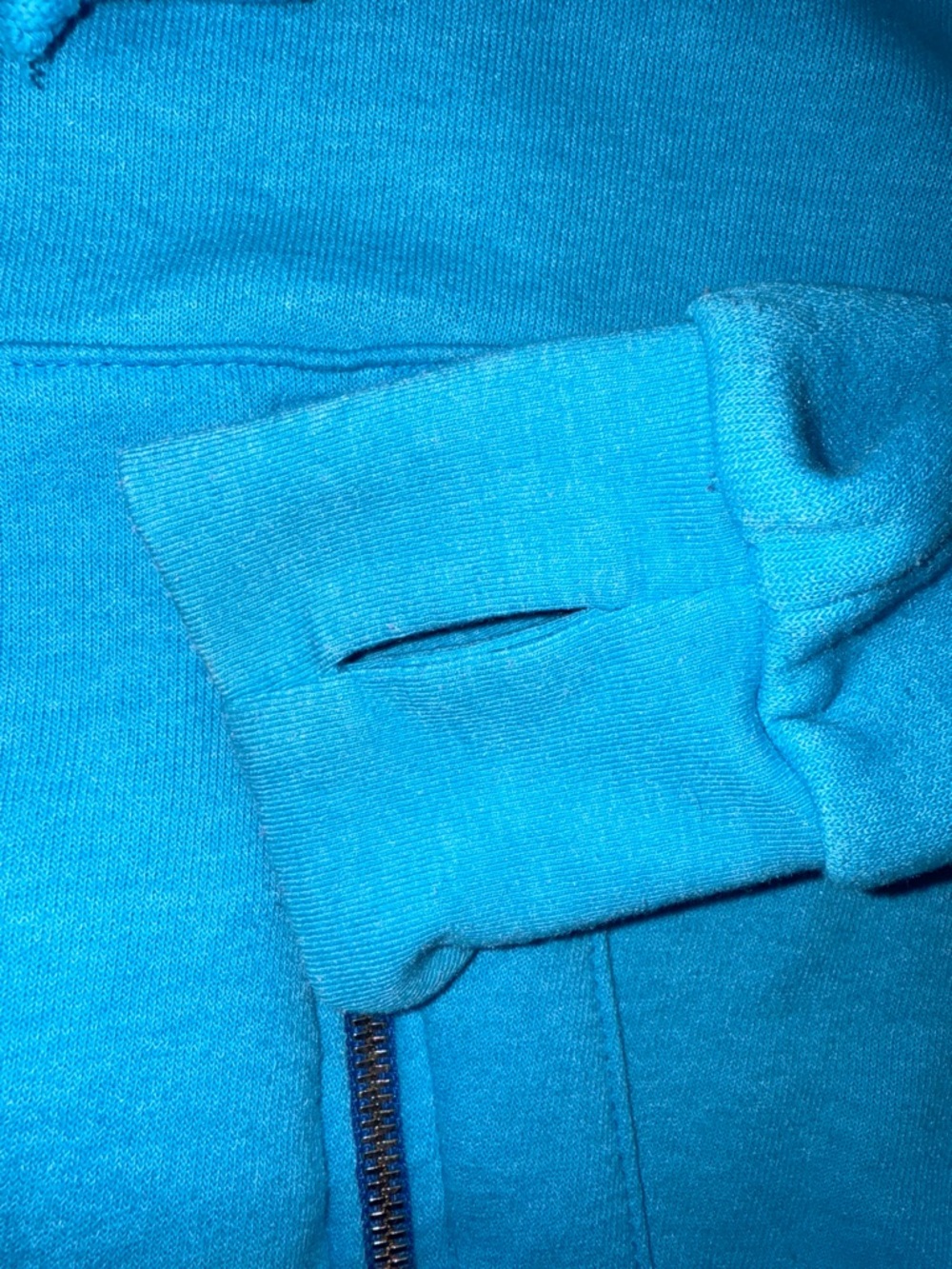 Aviator Nation | Ninja Pullover Hoodie | XS | Neon Blue - Picture 9 of 12